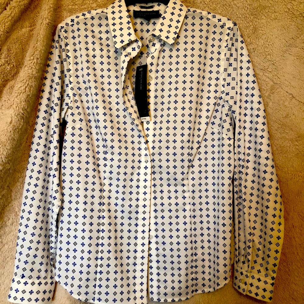 Jones New York easy care fitted shirt